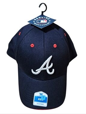 MLB Atlanta Braves Youth Money Maker Hat Cotton Twill Adjustable Snapback NWT